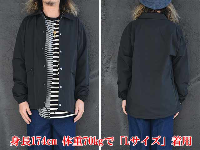 全2色【BLUCO/ブルコ】2025SS「60/40 Chin Strap Coach Jacket