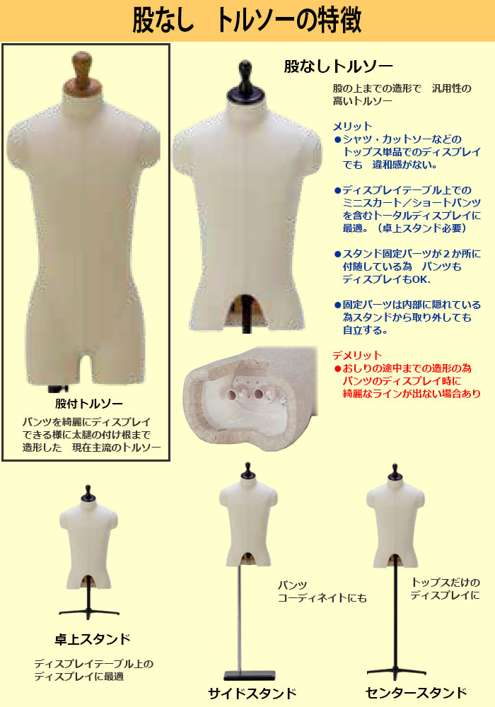 本体 紳士 Mサイズ 股なし 黒スムース 腕OP ・キャップ/スタンド/腕
