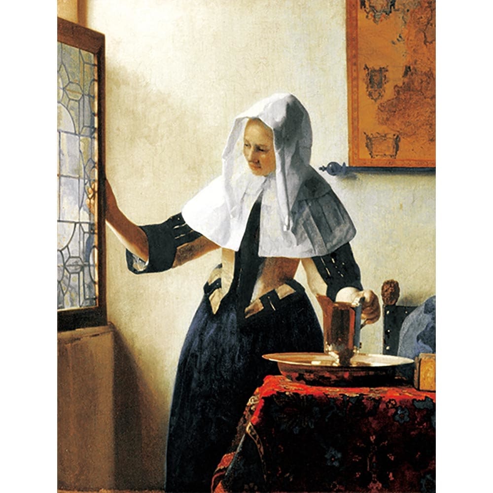水差しを持つ女 【8号】 ヨハネス・フェルメール 【 額縁が選べる 額