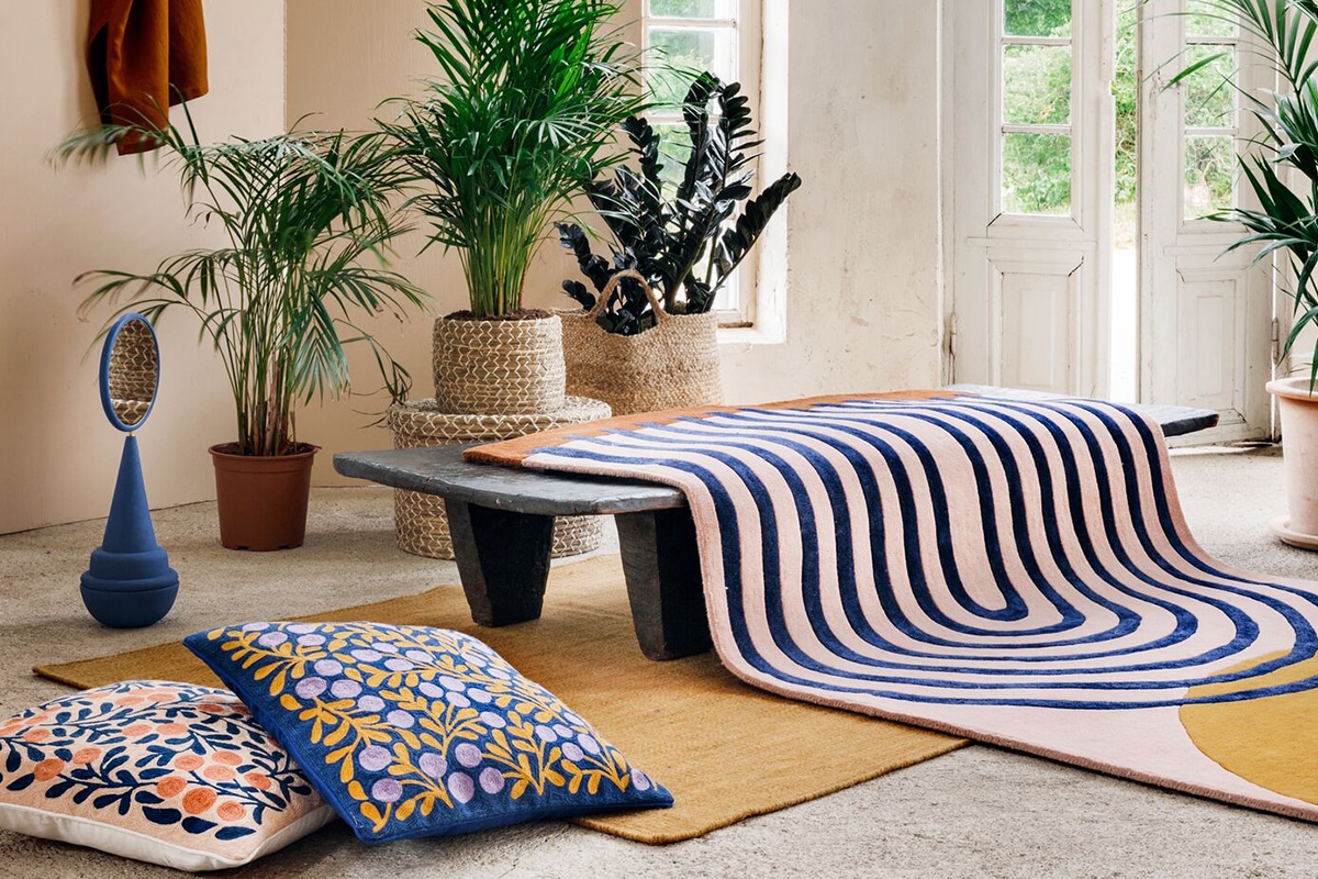 TERTTU CUSHION COVER BLUEBERRY(RFR-53)