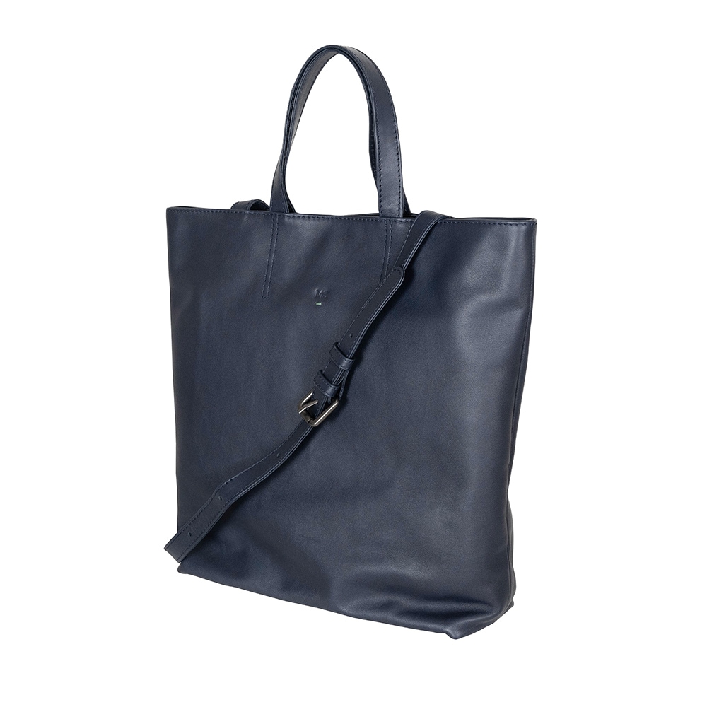 ショルダーバッグ トート 縦型 レザー 本革 メンズ レディース 2way