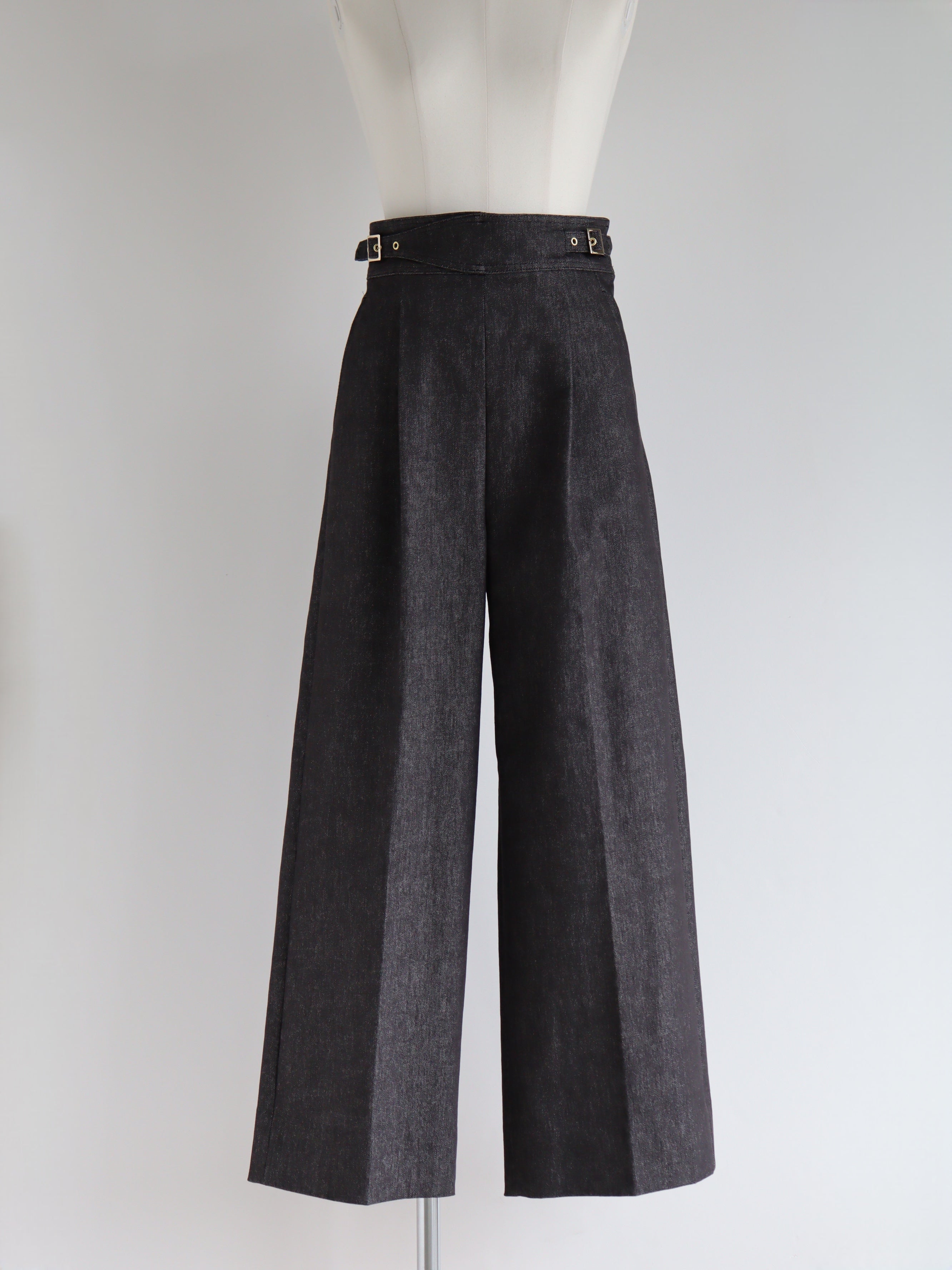 St.cecilia グルカデニムワイドパンツ Ⅱ – GIRLISH