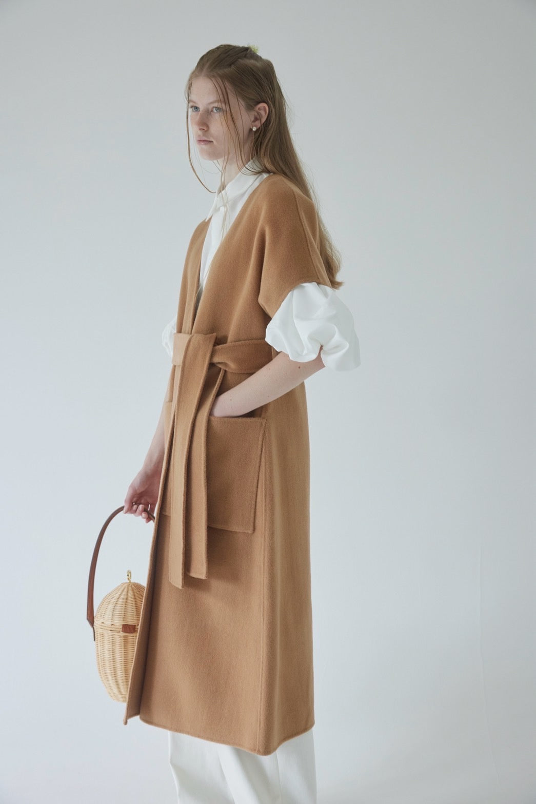 St.cecilia リバーウールロングジレ – GIRLISH