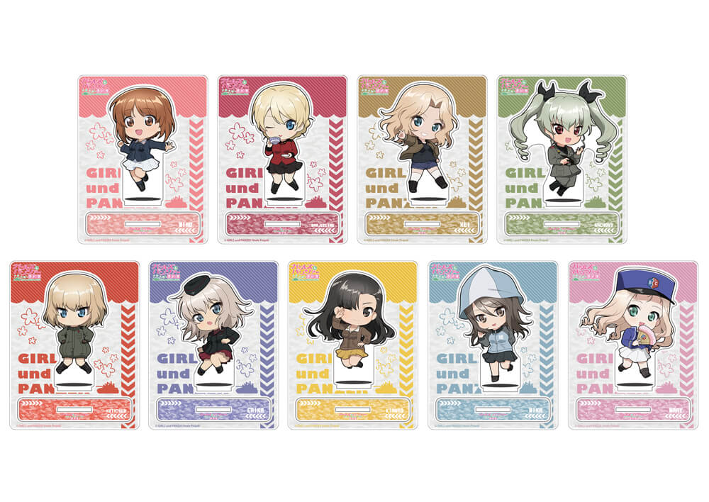 ガールズ＆パンツァー 最終章 じゃんこれアクリルスタンド/全9種