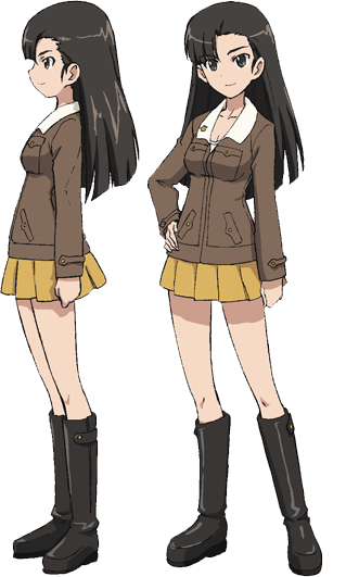 西 絹代｜ガールズ＆パンツァー(GIRLS und PANZER)｜公式サイト