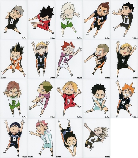 Haikyuu!! - Stickers (原画展描き下ろしちびキャライラスト使用 A4