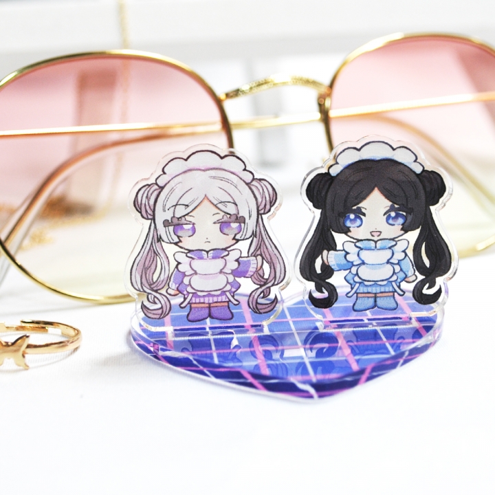 ペアアクリルスタンド（台座印刷あり） | オリジナルグッズ・アクリル