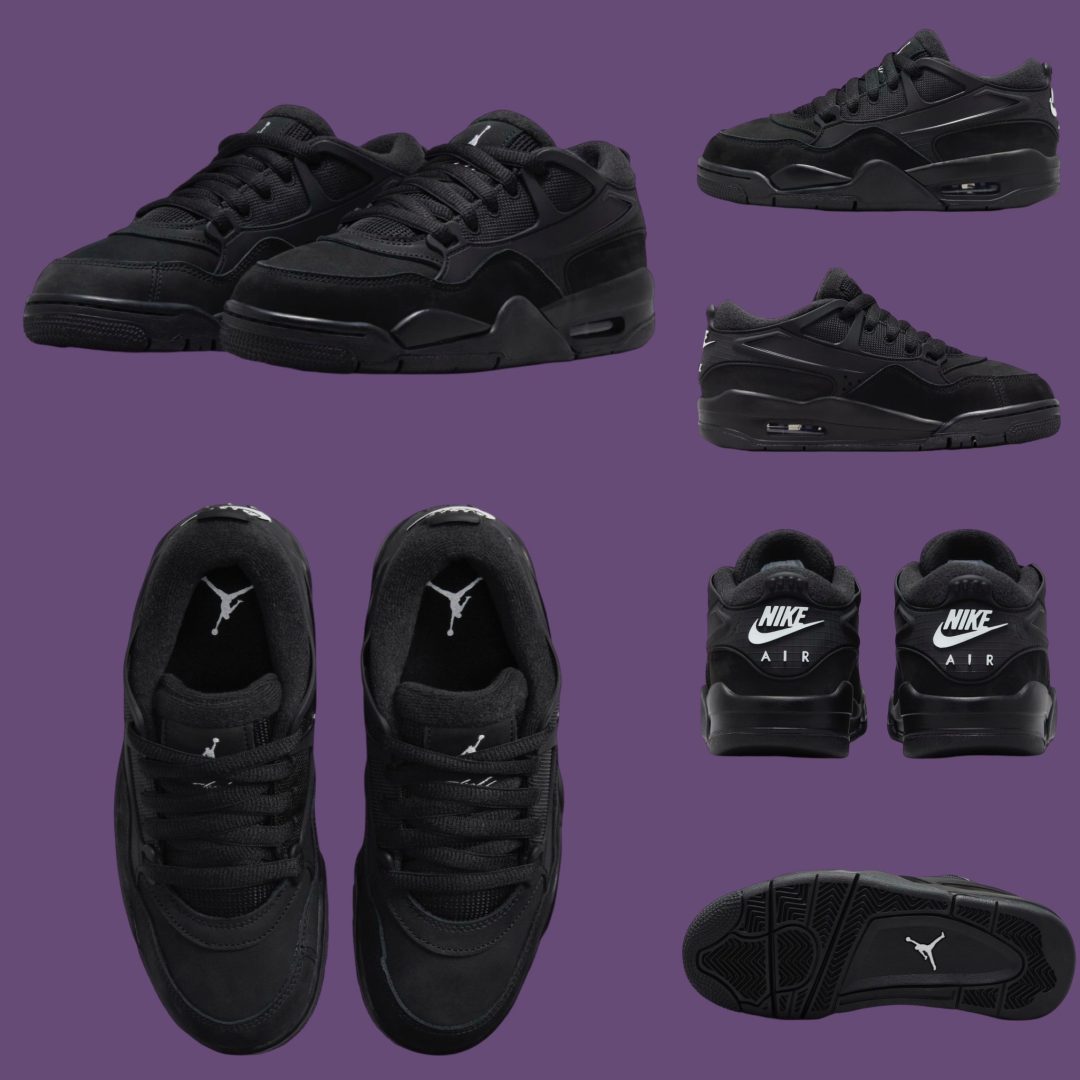 NIKE AIR JORDAN 4 RM BLACK CATが10/23に国内発売予定【販売店舗掲載
