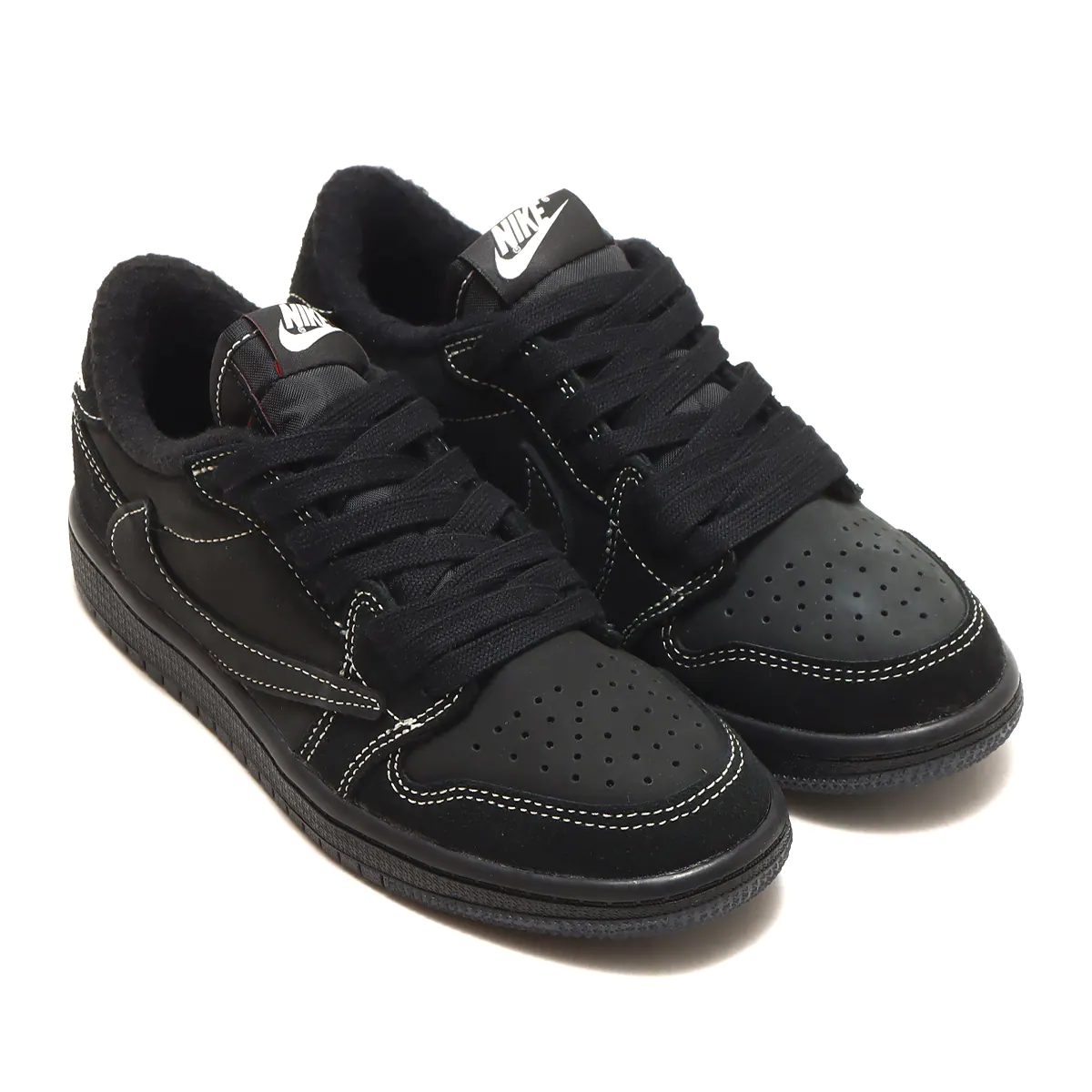 TRAVIS SCOTT × NIKE AIR JORDAN 1 LOW OG SP BLACK PHANTOMが12/15に