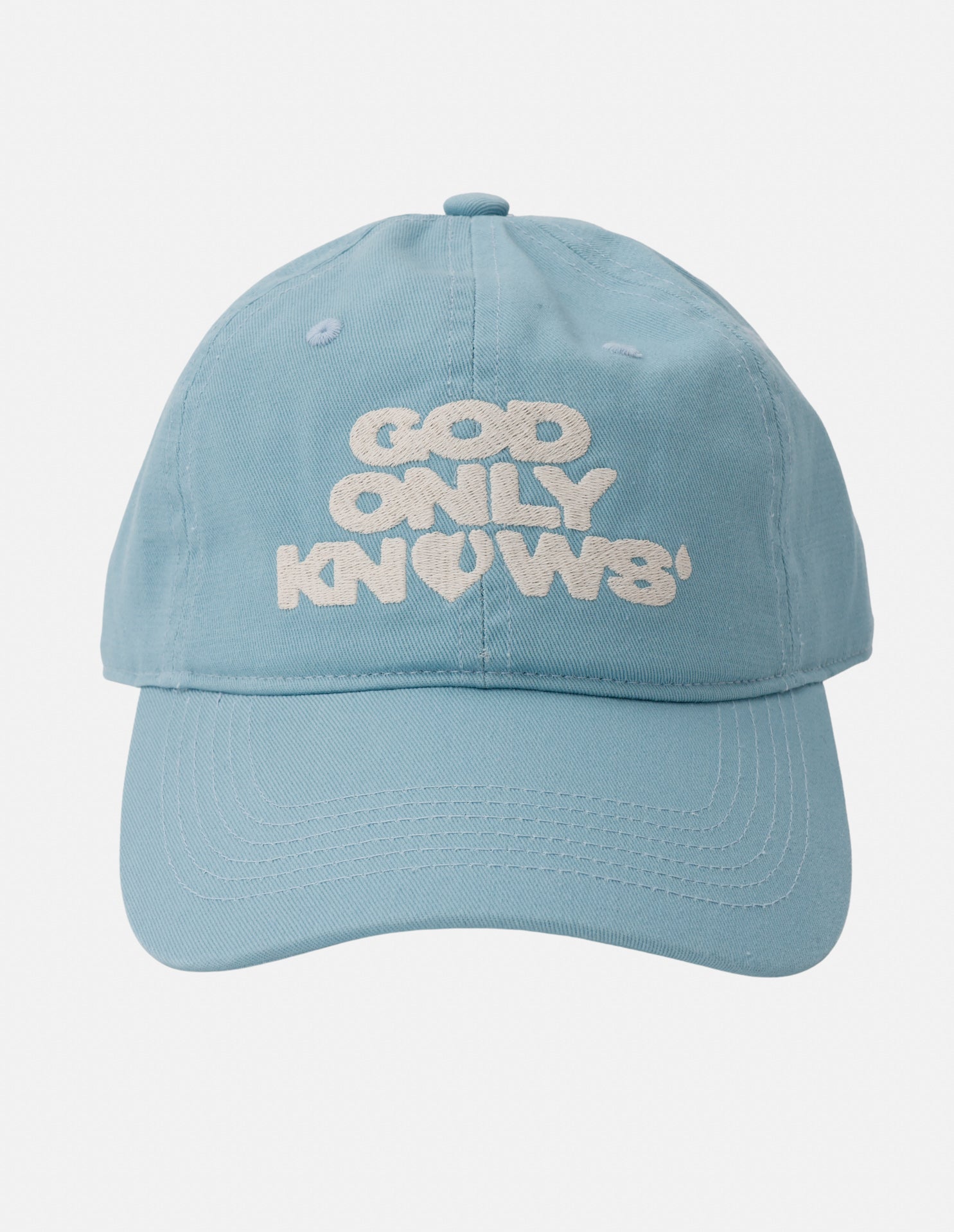 GOD ONLY KNOWS キャップ ベージュ/ネイビー GOD ONLY KNOWS キャップ