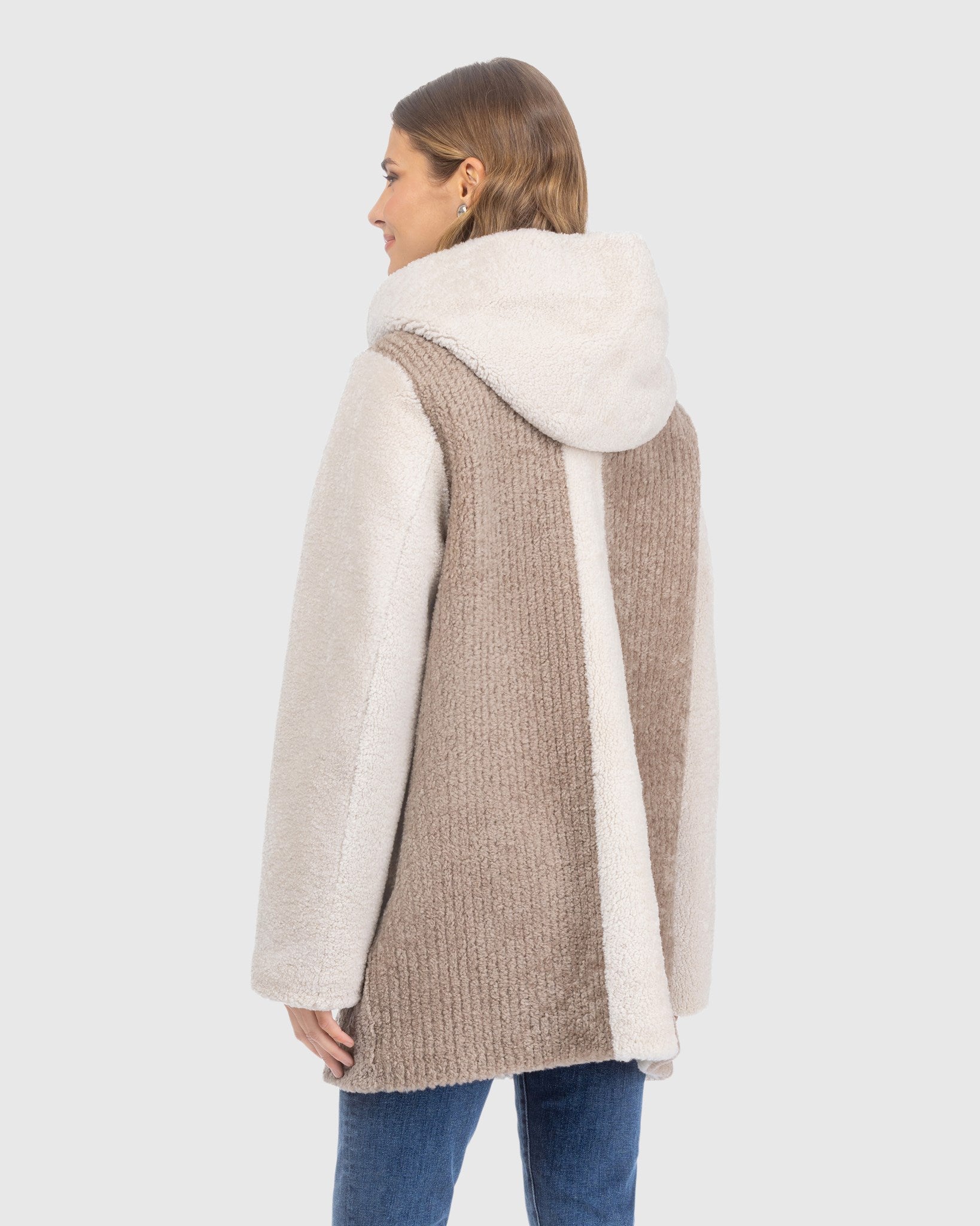 Reversible Select Shearling Lamb Zip Parka