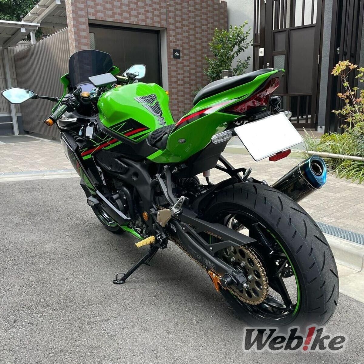 Golden Glimmer: KAWASAKI ZX-25R Custom - Webike Magazine