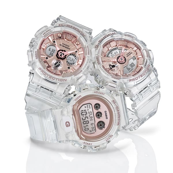 WOMEN - Pink Gold × Transparent | CASIO