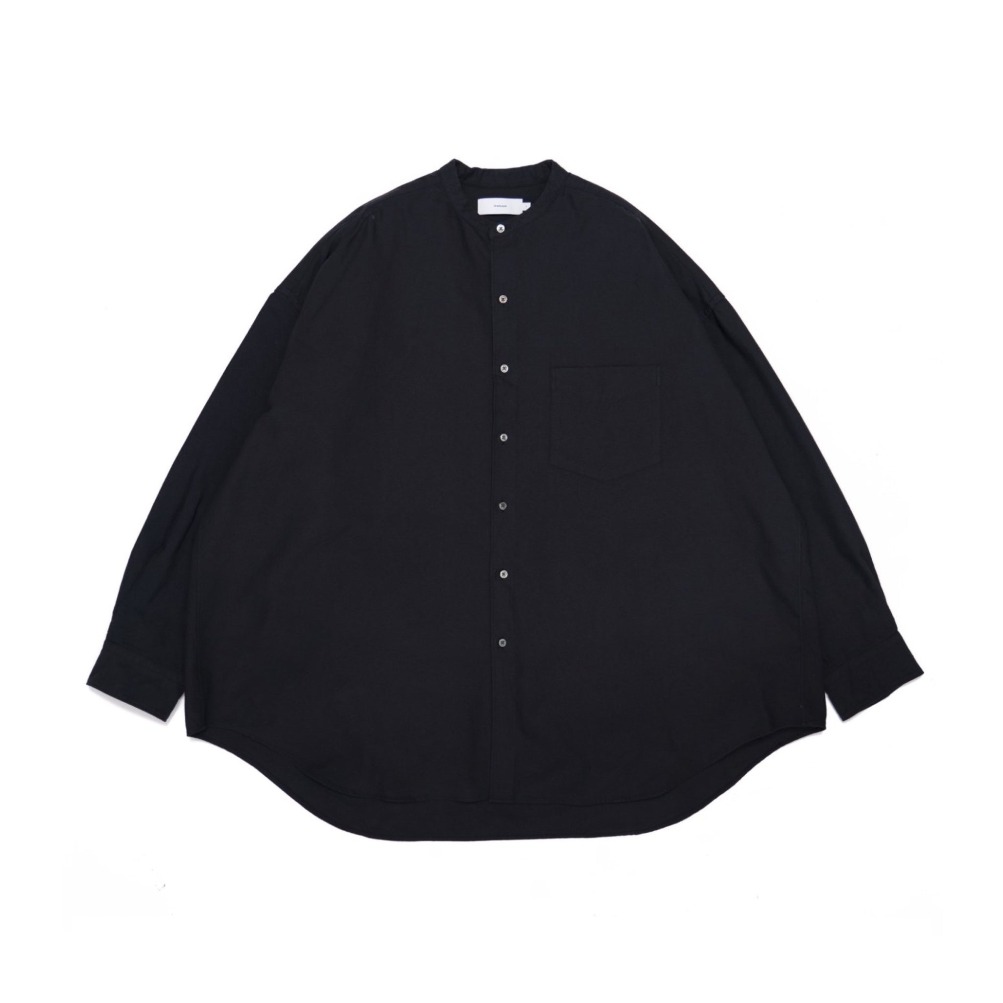BASIC] Oxford L/S Oversized Band Collar Shirt – Graphpaper KYOTO
