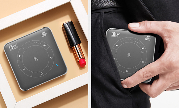 ポケットに収まる映画館＞ 188g手のひらサイズで最大300インチ投影！超