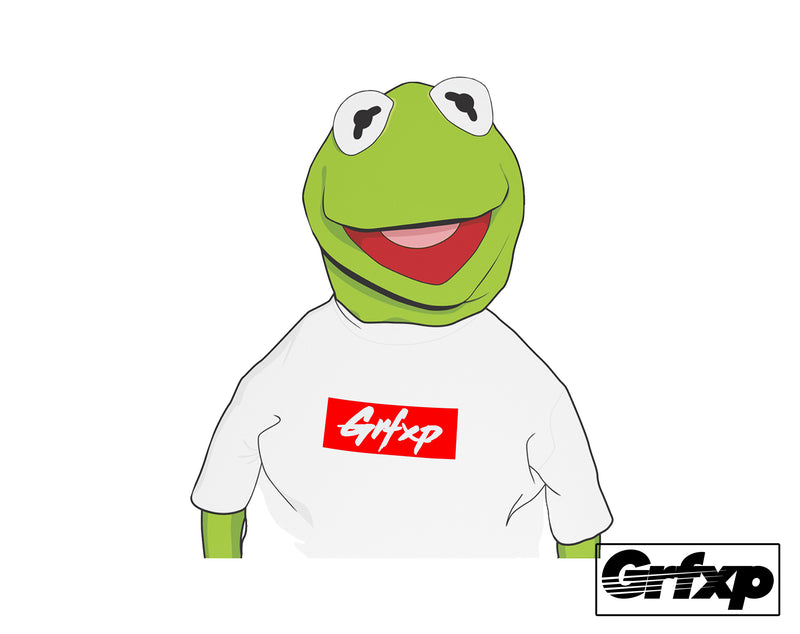 GRFXP Kermit (Supreme Style) Printed Sticker – Grafixpressions