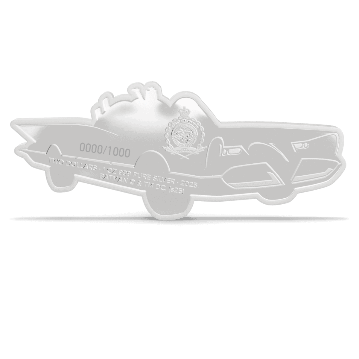 2025 Niue DC Batman 66 Batmobile 1 oz Silver Colorized Coin