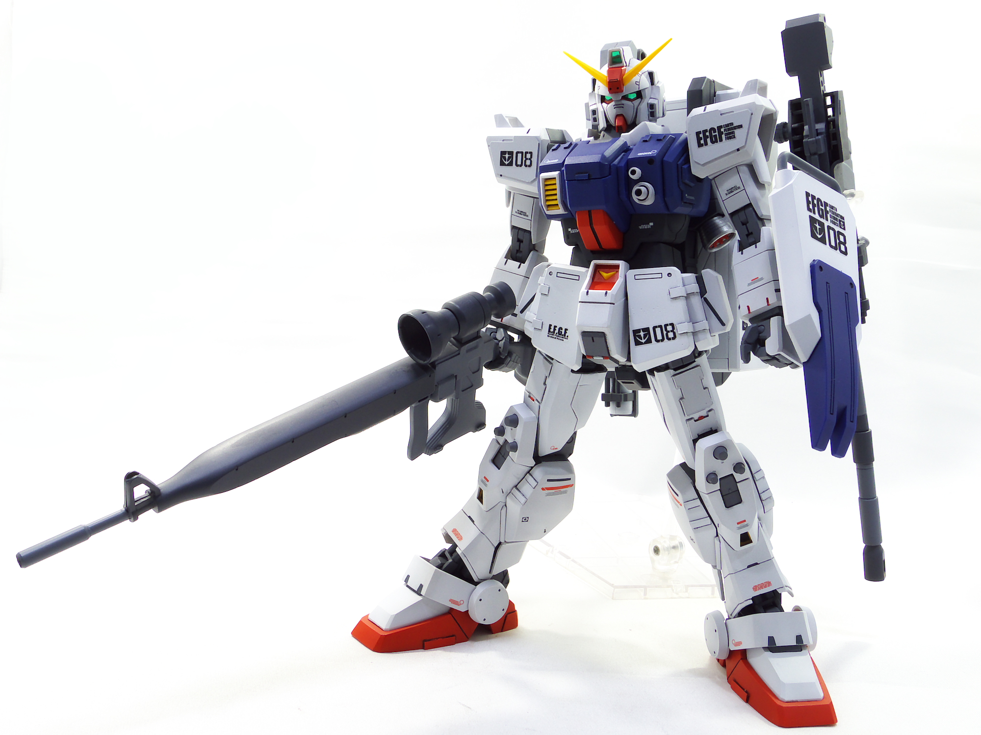 MG 陸戦型ガンダム｜guplafactoryさんのガンプラ作品｜GUNSTA（ガンスタ）