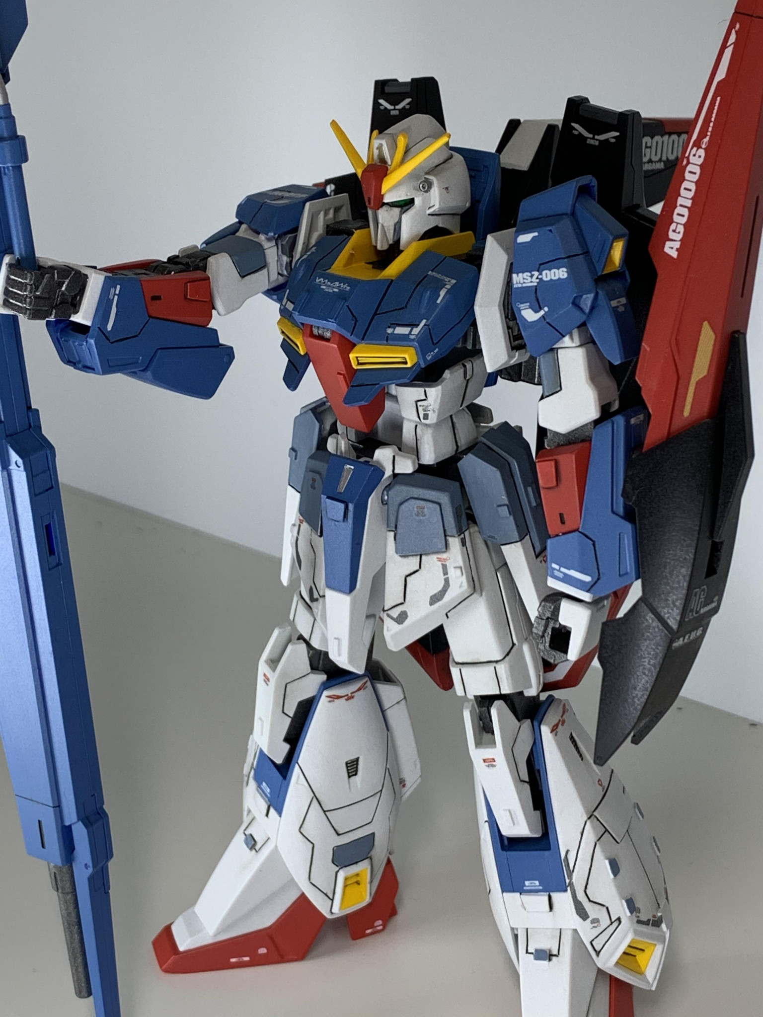 Zガンダム 筆塗り全塗装｜螢さんのガンプラ作品｜GUNSTA（ガンスタ）