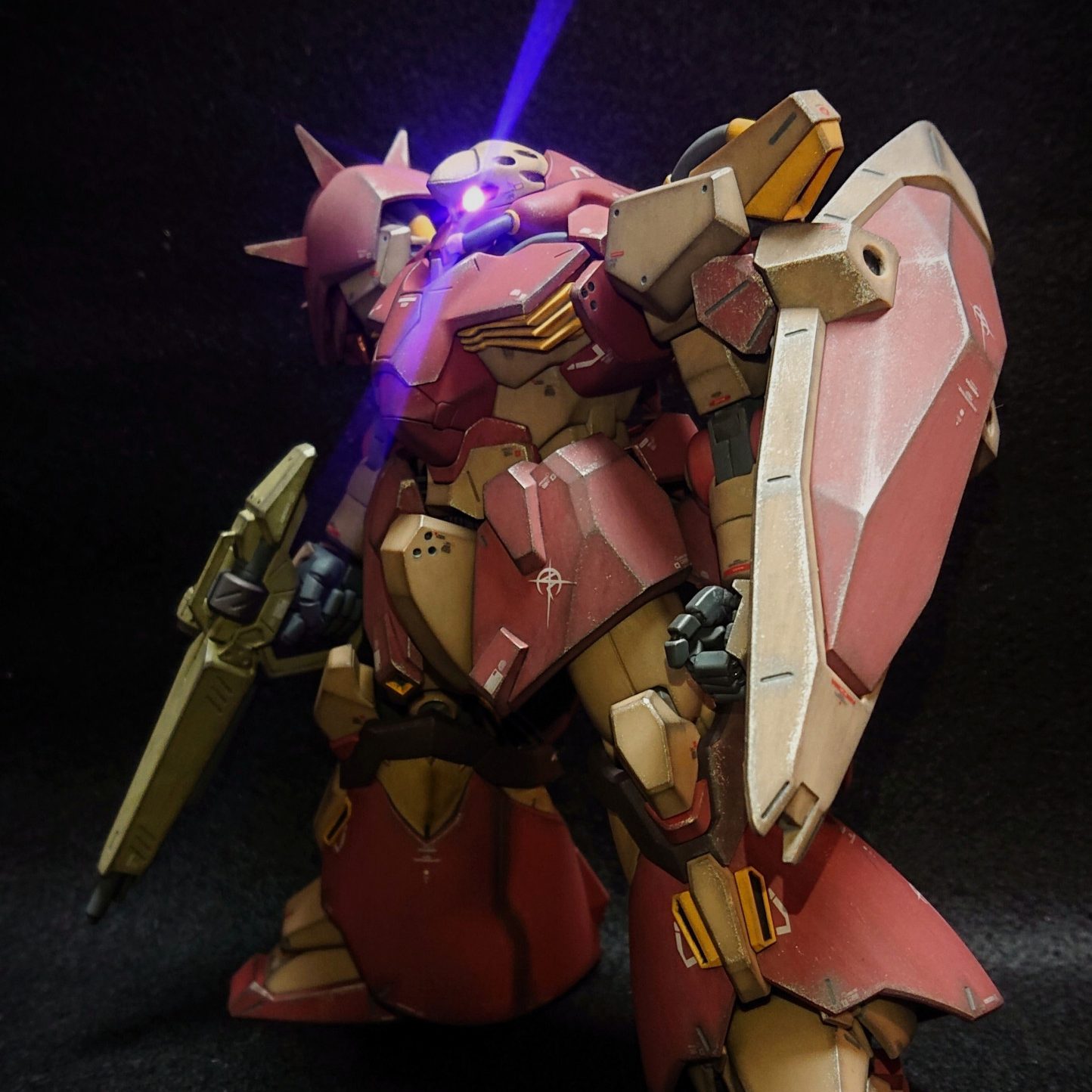 HG 1/144 メッサーF02(部分塗装、電飾、ウェザリング)｜Chohnanさんの