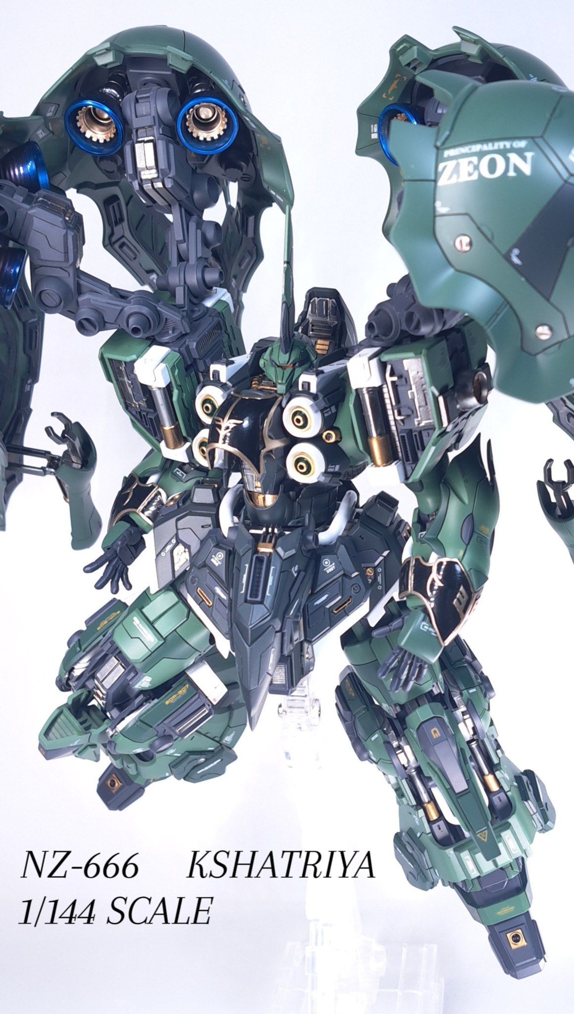 1/144 クシャトリヤ｜夏みかんさんのガンプラ作品｜GUNSTA（ガンスタ）