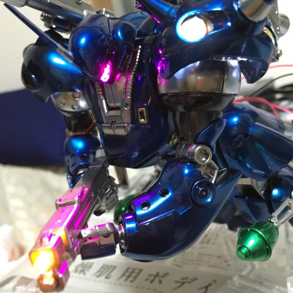 MGケンプファーキャンディ塗装&LED電飾｜まるでダメなオッサンさんの