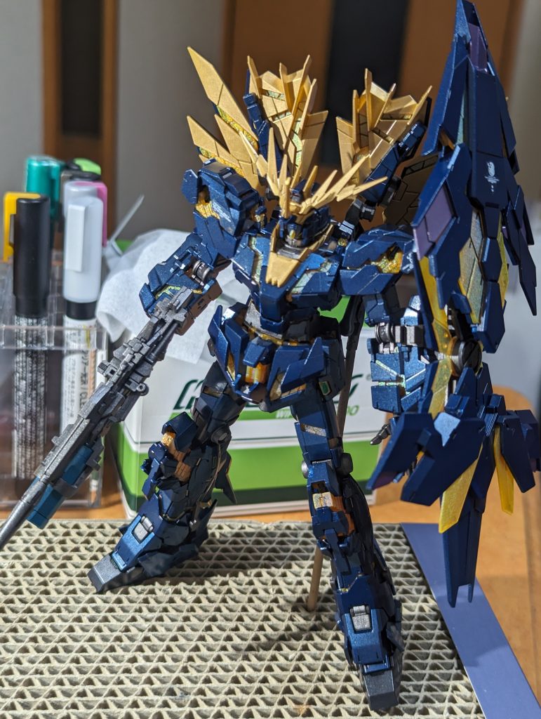 はじめてのエアブラシ塗装でバンシィ・ノルン｜masa1202さんのガンプラ