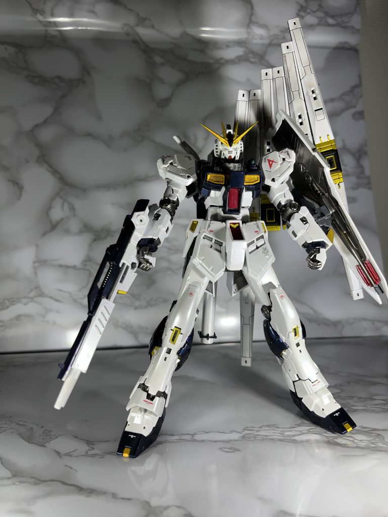 RG 1/144 νガンダム 全塗装｜うーちゃんさんのガンプラ作品｜GUNSTA