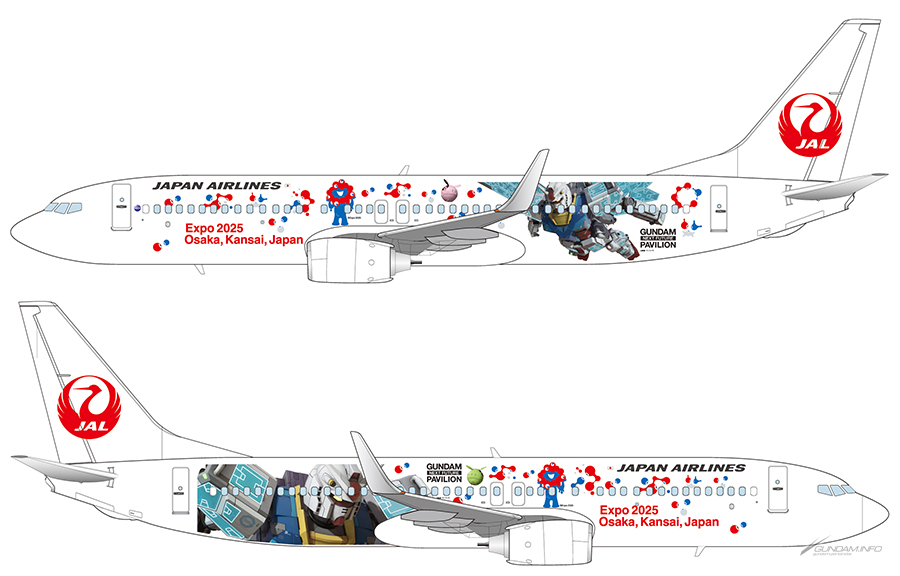The JAL×GUNDAM FLY TO THE FUTURE PROJECT Begins! An Osaka-Kansai