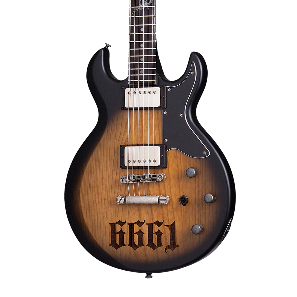 Schecter Zacky Vengeance ZV 6661 Aged Natural Satin Black Burst