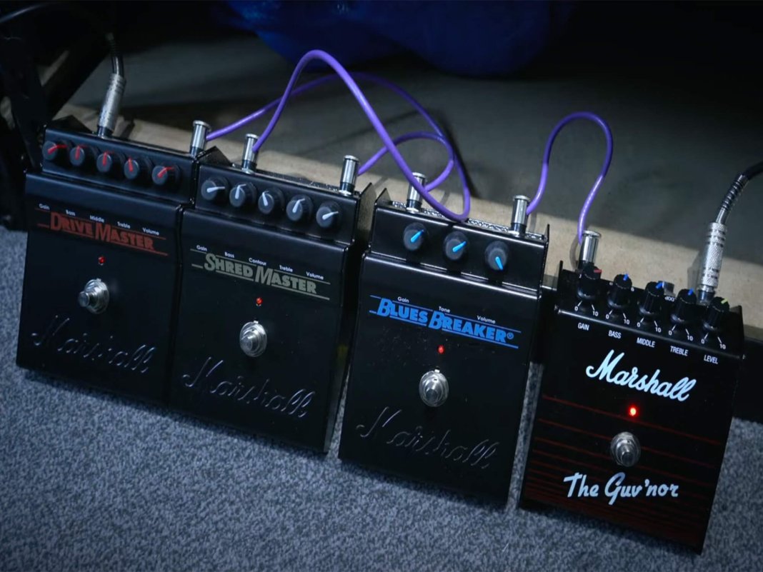 YouTuber demos unreleased vintage reissue Marshall pedals
