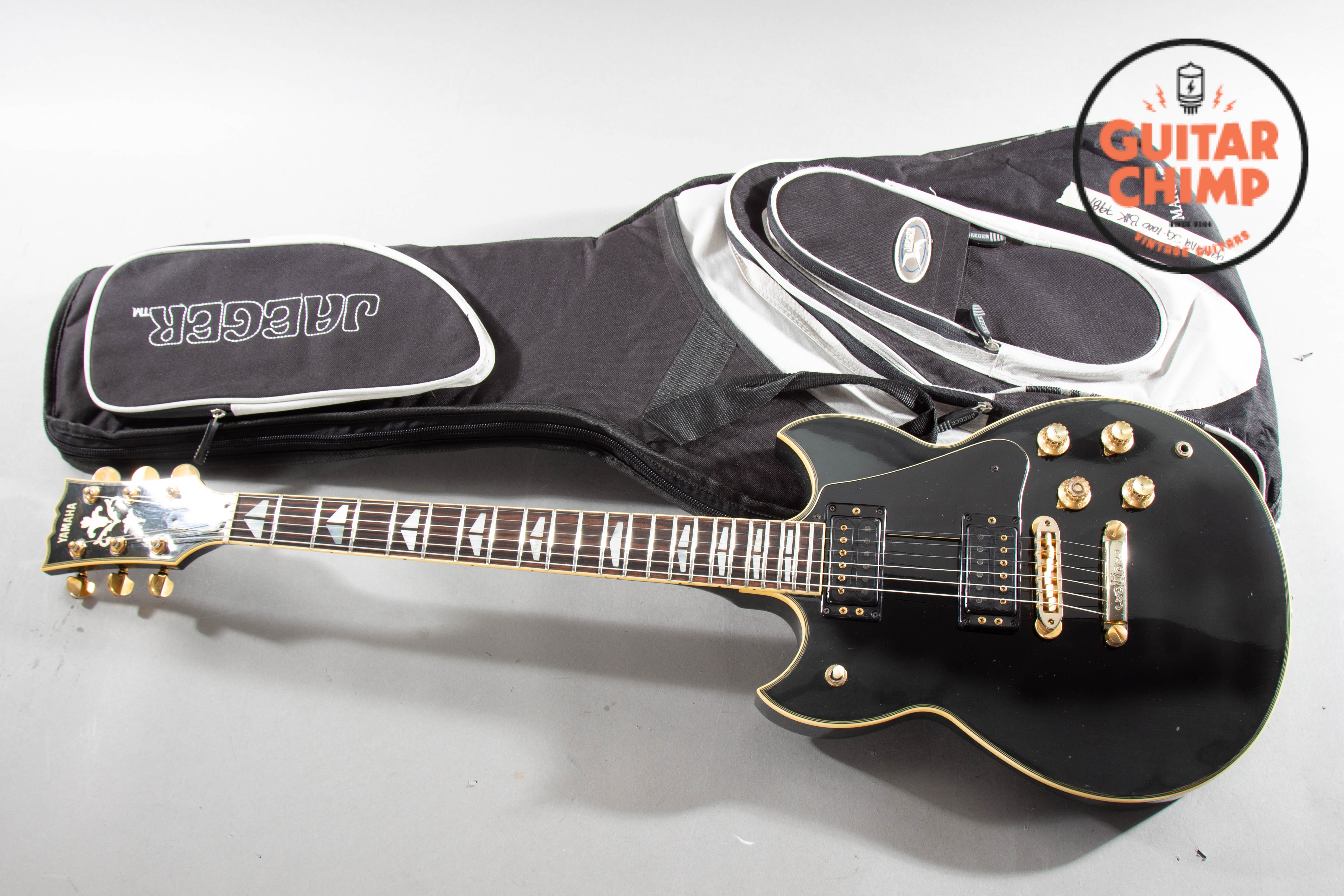 1982 Yamaha SG-1000 Black – Coil-Tap Pickups, Slim Neck, VG