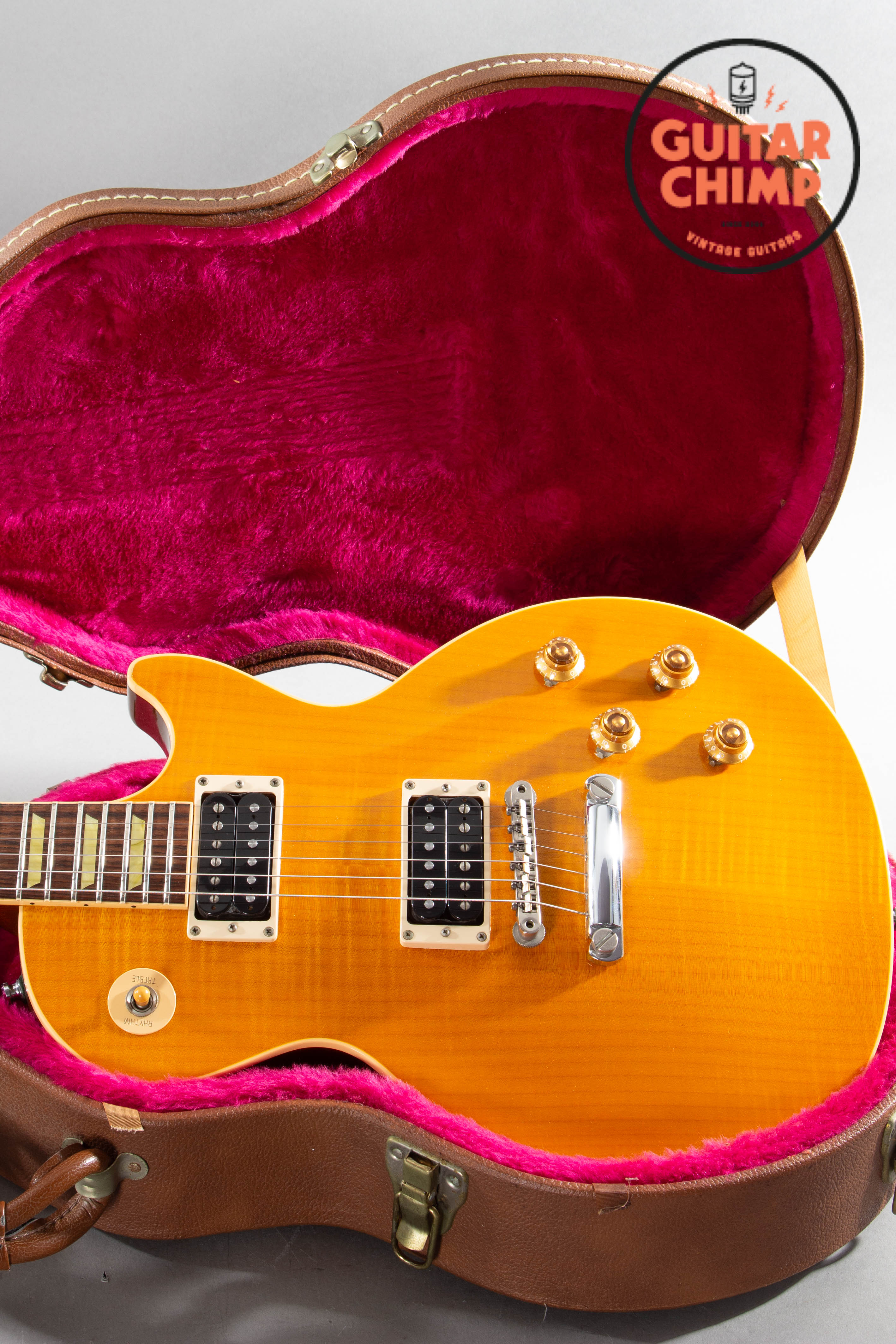 1999 Gibson Les Paul Classic Plus – Trans Amber, Slim '60s Neck