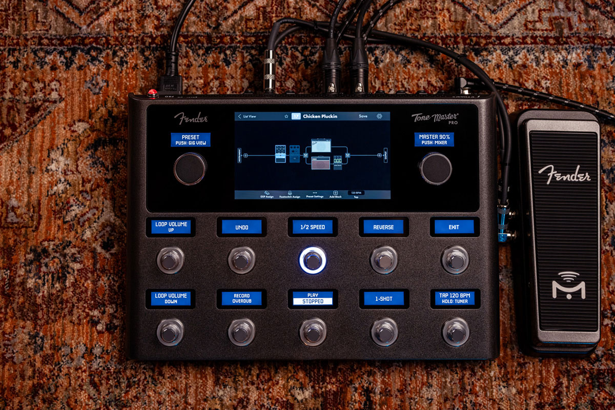 フェンダー、Tone Master Pro専用のエクスプレッション・ペダル