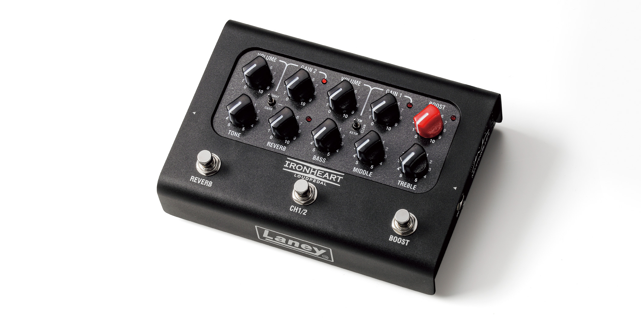Laneyのペダル型のアンプ・ヘッド“IRONHEART LOUDPEDAL BCCLOUDPEDAL