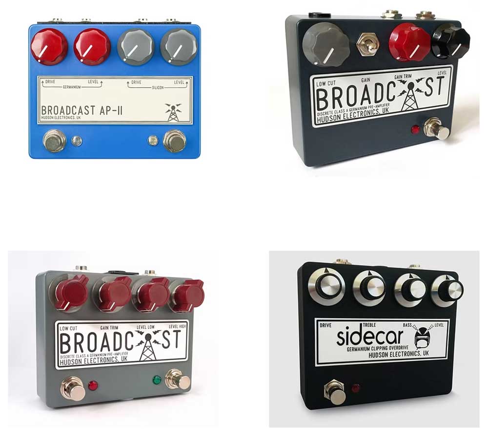 ブースター、オーバードライブ、ファズを専門とするイギリスのペダル