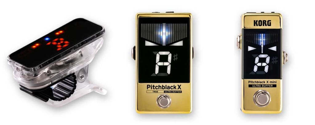 KORGが、三木楽器の創業200周年を記念した数量限定のチューナー3種を