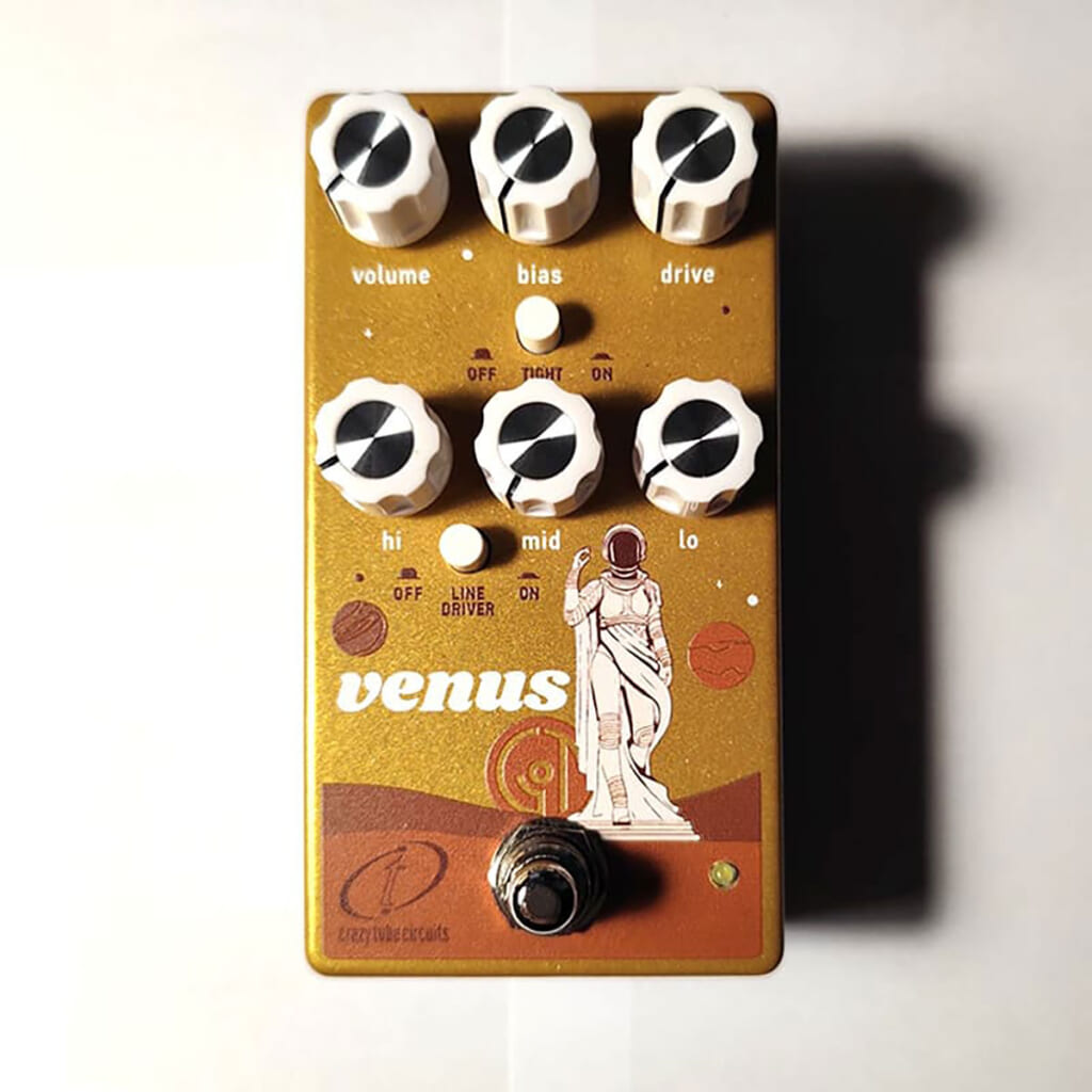 Crazy Tube Circuits、トップ・セラー・モデル“Venus”の日本限定