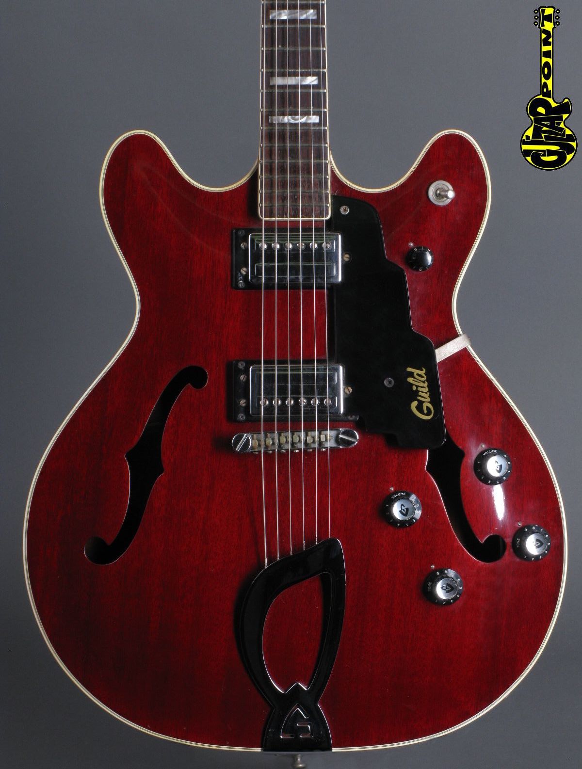 1974 Guild Starfire IV - Cherry - GuitarPoint