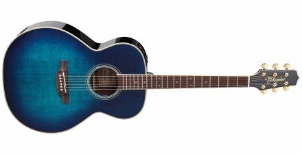 アコースティックギター】Takamine 鮮やかな青のボディが映える