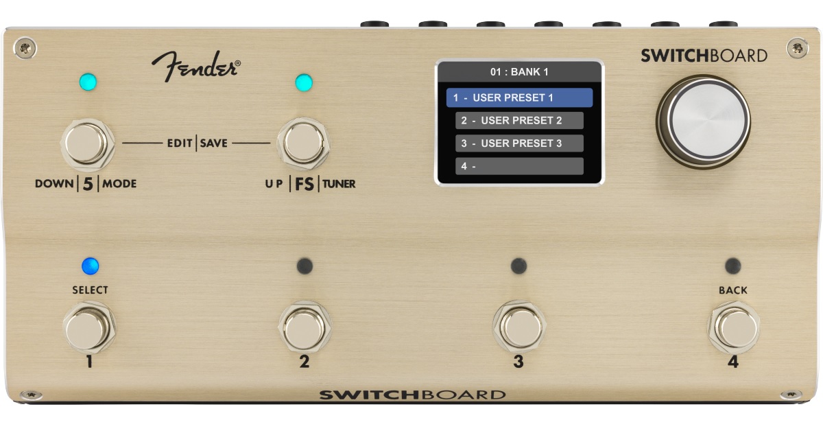 Fender Switchboard™ Effects Operator｜待望のエフェクトスイッチャー