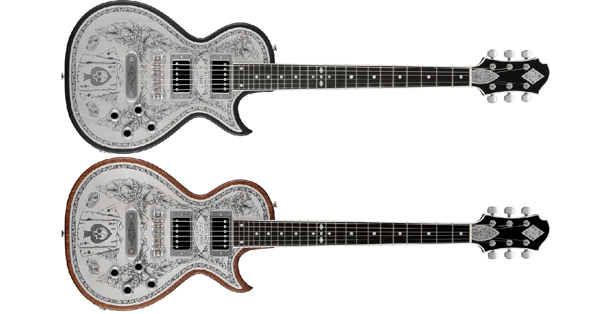 ZEMAITIS MFG-AC-24 Aces & Eights｜トップに彫金装飾を用いたメタル