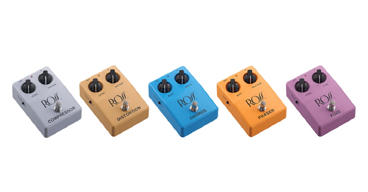 ROSSのコンパクトエフェクターが5機種登場 | ギタセレ（Guitar Selection）