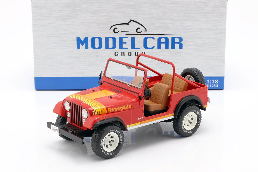 MCG Jeep CJ-7 Renegade year 1976 red 1:18 – Gulf Models