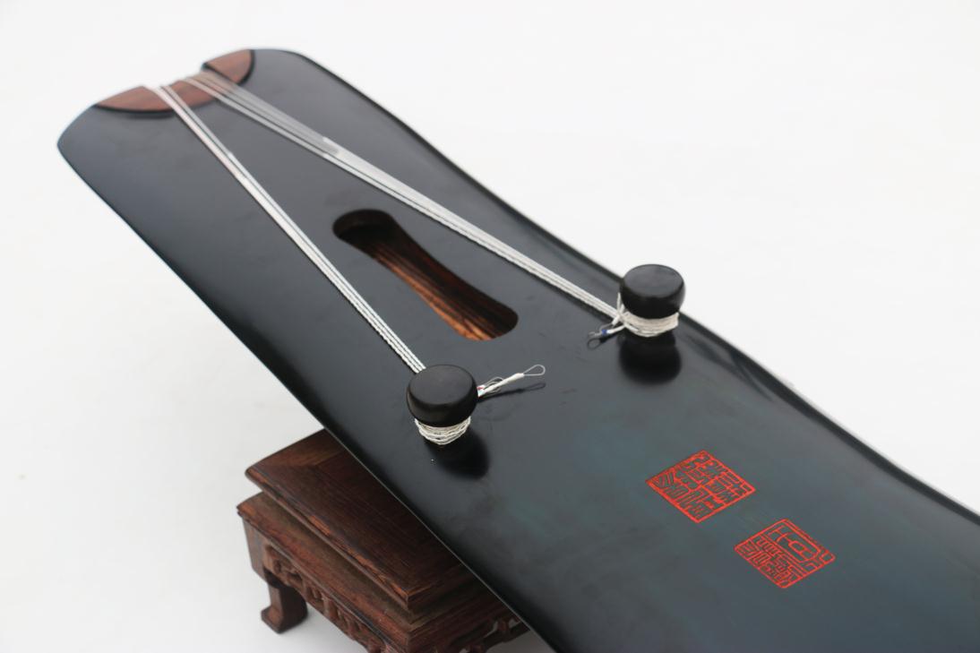 新品☆一流手工品古琴☆純漆】鄭孟金監制 蕉葉式（バナナリーフ）演奏