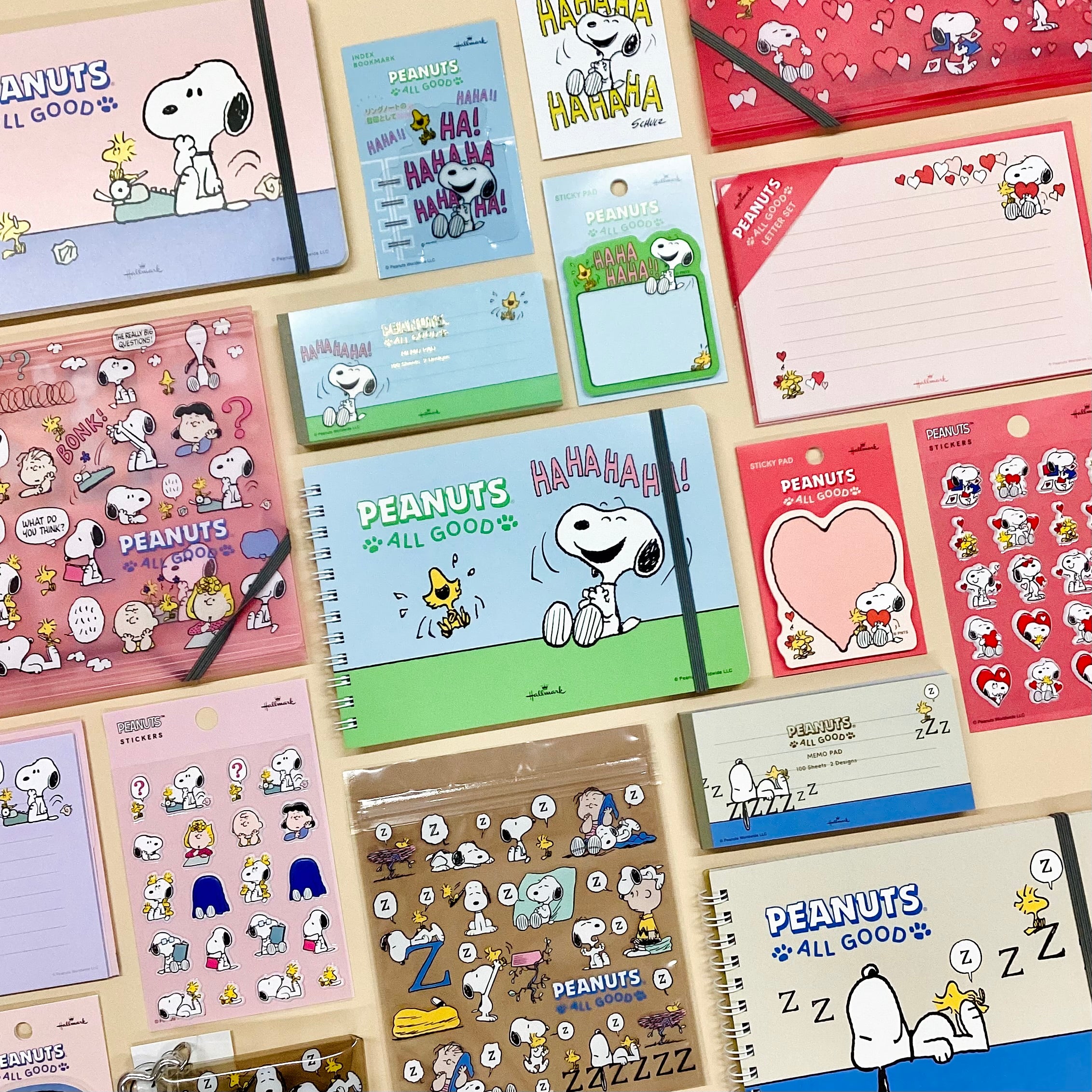 スヌーピー ENJOY 楽しむ【Peanuts All Good／付箋】日本ホールマーク