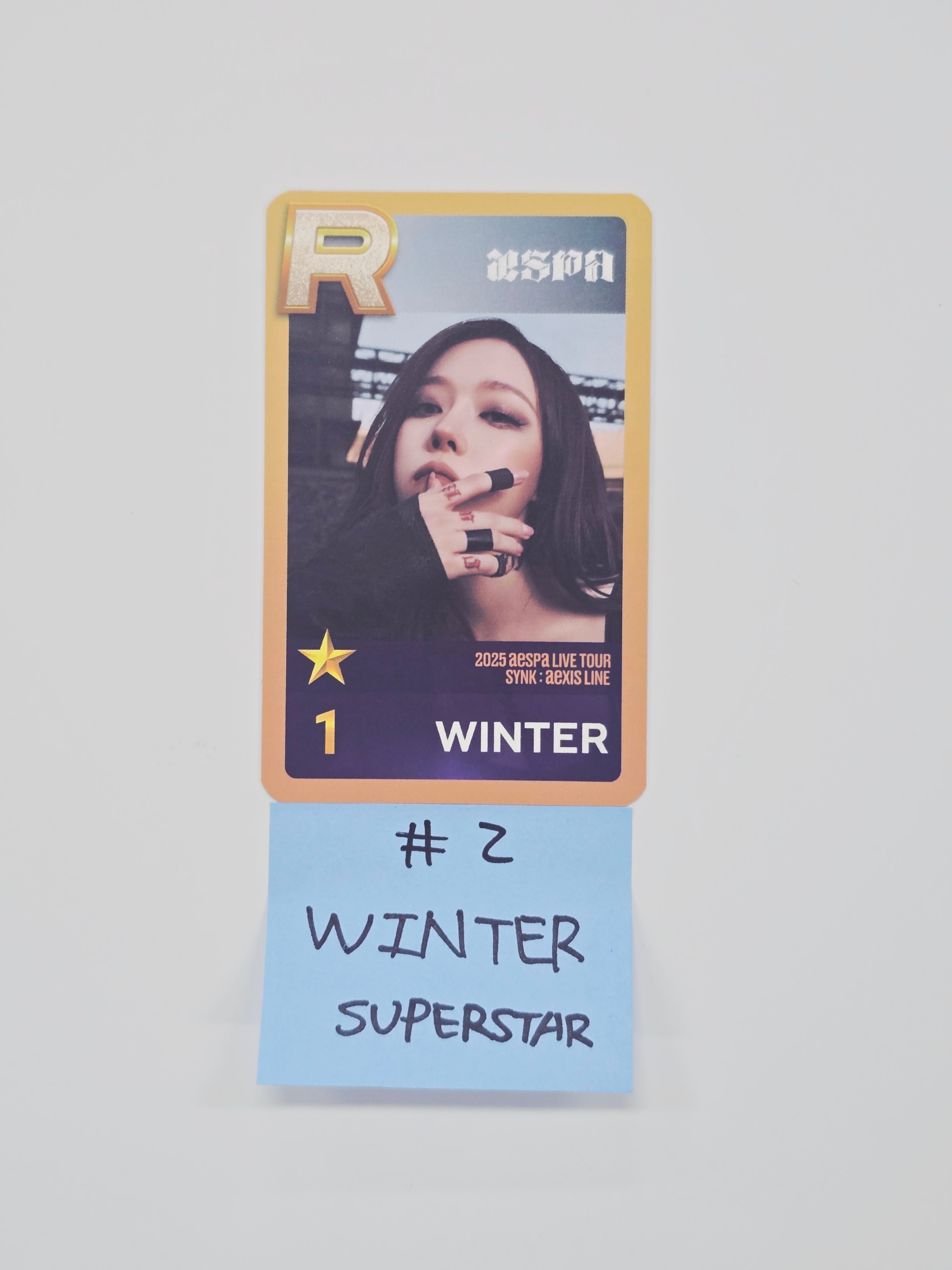 AESPA - Superstar Event Photocard [26.01.09] – HALLYUSUPERSTORE