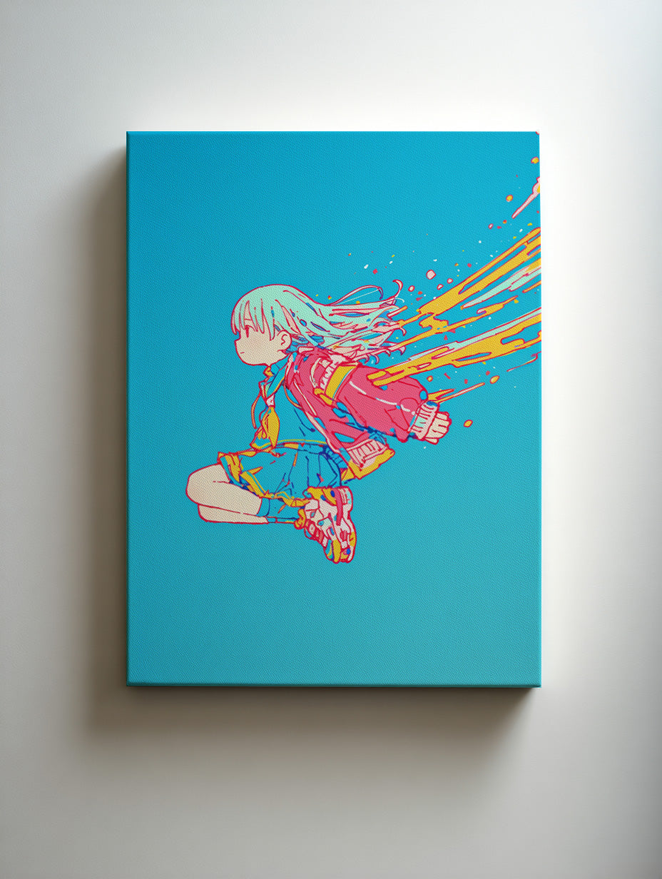 飛ぶ少女、夢の中で She Leaps Through Dreams – Hapicasso(ハピカッソ