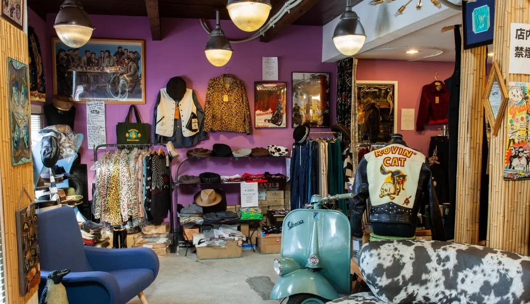 店内 | 店舗紹介 | ロカビリーファッションの通販ならHAP STORE