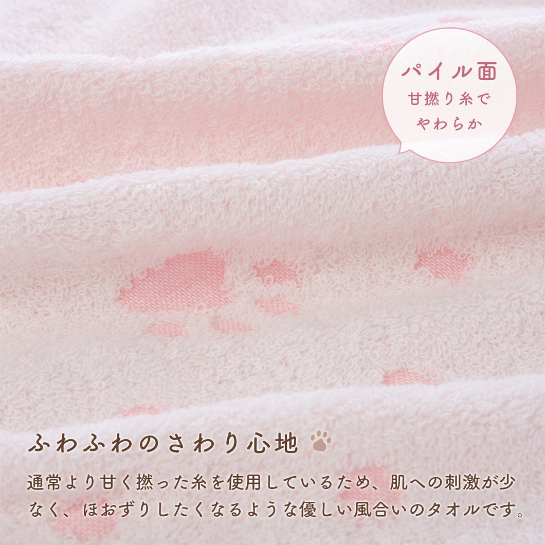 今治ボックス入り] 3枚セット COCOちゃんガーゼ バスタオル フェイス